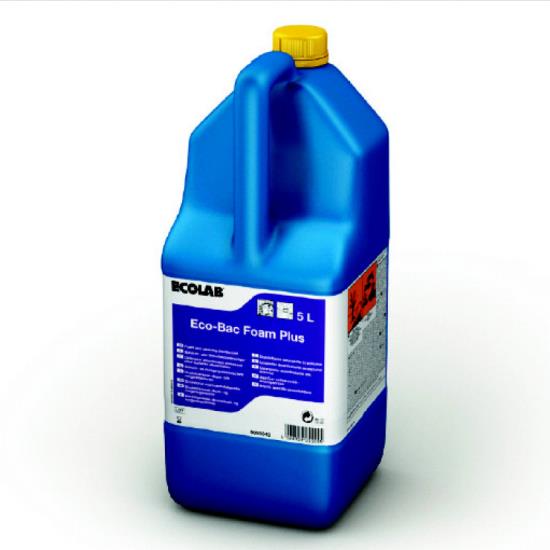 Ecolab ECO-BAC FOAM PLUS 5L Καθαριστικό Απολυμαντικό Κουζίνας με Χλώριο