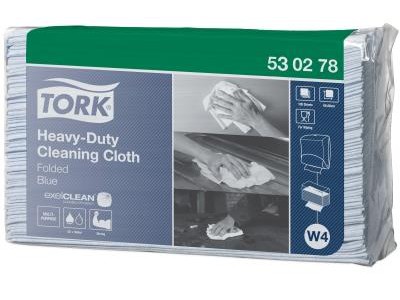 Tork Cleaning Cloth Heavyduty σε Φύλλα Μπλε [W4], 1φυλλο, 100 φύλ/πακ.
